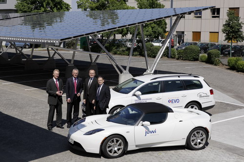 evo offenbach solar carport juwi